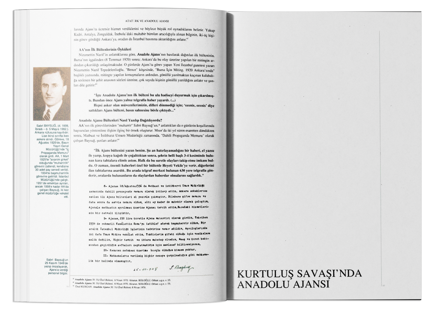 Atatürk ve Anadolu Ajansı